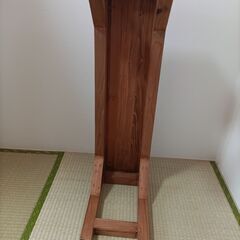 木製ベンチ　　サイズ：（約）長86㎝ｘ奥25㎝ｘ高40㎝の画像
