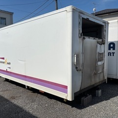 アルミコンテナ2 保冷庫　鍵付きの画像