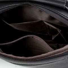 ショルダーバック　セカンドバック　メンズ　多機能　ポケット多数　収納　２ＷＡＹ　肩掛け　斜め掛け　ハンドキャリー　茶色の画像