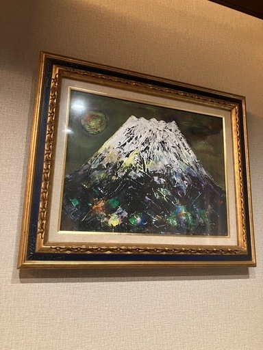 琳屋 霊峰富士 開運絵画 インテリア 開運飾り 風水 縁起物 飾り物 Amazon | 琳屋 「霊峰富士・2」 赤富士 絵画 富士山 風景画