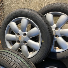 ラパン　155/65R14 純正アルミ　タイヤ未使用の画像