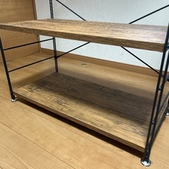 ハンガーラック　スチールラック　シェルフの画像