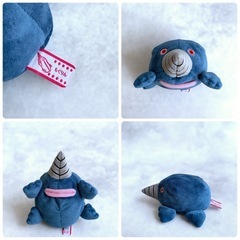 アンパンマン  だだんだん　あかちゃんのバイキンマン　もぐりん　バイキンマン　ぬいぐるみの画像