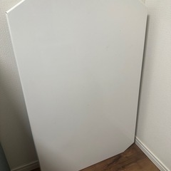 YAMAZEN 山善 折れ脚テーブル W900×D600×H325mm ホワイト 白 ローテーブルの画像