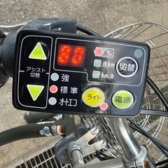 0012 ヤマハ　子供乗せ電動アシスト自転車の画像