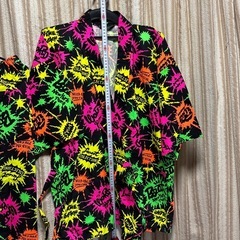 甚平カラフル　フリーサイズ　新品未使用の画像