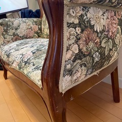 2人掛け　アンティーク　ソファの画像