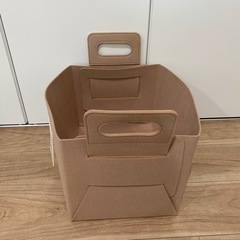 折りたたみフェルトバスケット 収納ボックス 子供部屋収納 ブランケット収納 スリッパ収納 の画像