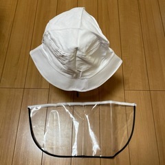 帽子　レディース　メンズOK 飛沫ガード付きの画像