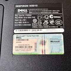 DELL ノートパソコンの画像