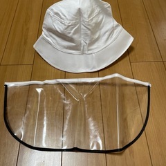 帽子　レディース　メンズOK 飛沫ガード付きの画像
