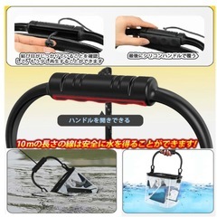 【新品】釣りバッカン 12L 折りたたみバケツ ロープ10mの画像