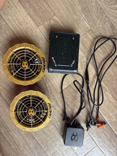 早い者勝ち！ バートル AC08/AC08-1 エアークラフト専用22Vバッテリー&ファンセット