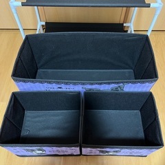 真夜中のメロクロ3ボックス付き収納ケース クロミの画像