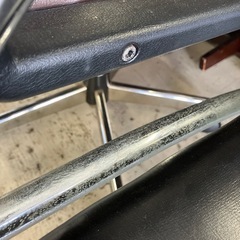 ☆値下げ☆W2506-550 モダンチェア ブラック 中古 キズ汚れサビ有りの画像