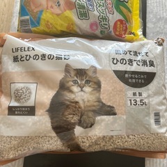 猫砂未使用の画像