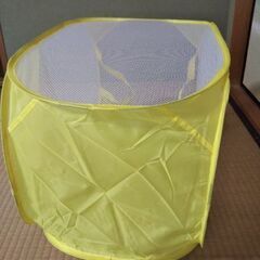 折りたたみ洗濯かご　メッシュ　ランドリーバスケット　おもちゃ、雑貨収納の画像