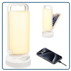 ソーラーランタン LED ランタン USB充電 3色切替 防災グッズの画像