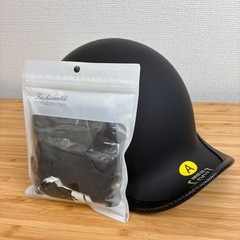 【新品未使用品】バイク用ヘルメット　フェイスカバー付きの画像