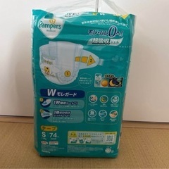 Pampers おむつ テープ Sサイズ 74枚入り+51枚＝125枚の画像