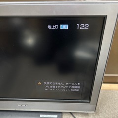 SONY 液晶テレビ 2008年製 シルバーの画像