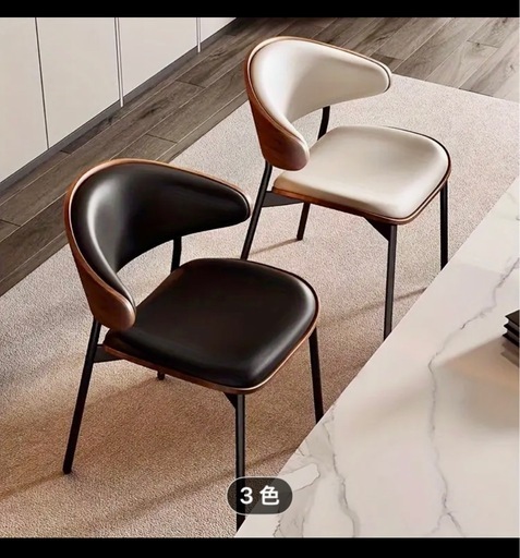 レトロ Eames ダイニングチェア カーブド 2024ゴールデン ネゴシエーション レジャー ノルディック イタリアン ミニマリスト ミッドセンチュリー ニューチェア新品
