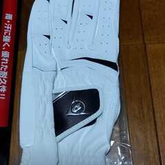 未使用品　DUNLOPダンロップ　ゴルフグローブ　23㎝　白の画像