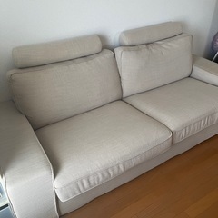 IKEA KIVIK 3人掛けソファ　ベージュの画像