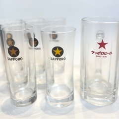 黒ラベル★ヱビス他ビールグラスセットの画像
