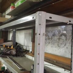 中量鉄骨棚、120ｘ32ｘ180、棚、重量物ＯＫ、現物確認後ＯＫ