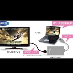 USB-HDMI変換アダプタの画像
