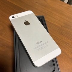 値下 iPhone 5ジャンク品シルバーの画像