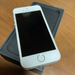 値下 iPhone 5ジャンク品シルバーの画像