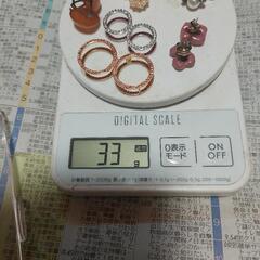銀製ピアス5組、の画像