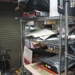 メタルラック5段、収納、棚、美品、７５ｘ４１ｘ１６４の画像