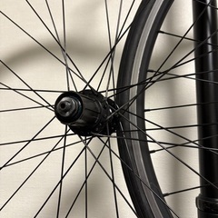 ロードバイクホイール　タイヤ付き　完成車外しの画像