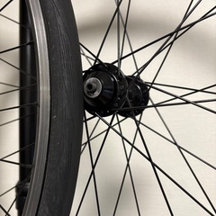 ロードバイクホイール　タイヤ付き　完成車外しの画像