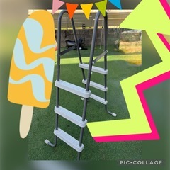 INTEXプール用階段の画像