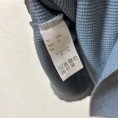 ティプトップ tiptop ワッフル カットソー Tシャツ フレンチスリーブの画像