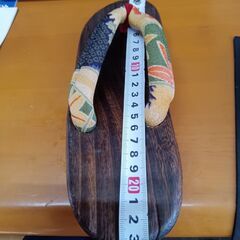 7月末で処分　下駄？サンダル？草履？　新品未使用の画像