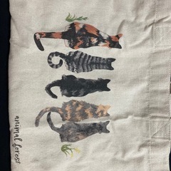猫モチーフ🐱トートバッグ＆ストラップの画像