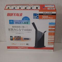 【中古・使用品】BUFFALO　WZR-300HP（無線LAN親機）の画像