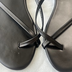 LANNE ビーチサンダル 24cm ブラックの画像