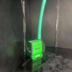 120アクリル4面ブラック水槽&ブラック水槽台他セット🎵の画像