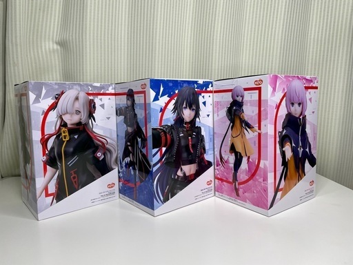 ラウンドワン限定 神椿市建設中。1/7スケールフィギュア 3種