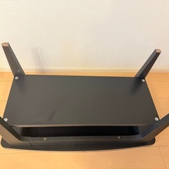 【値下げしました】ローテーブル ブラウン ブラック 幅80 高さ38.1 奥行39.4cm VNT-8040T の画像
