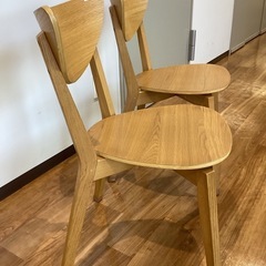椅子2脚セット【町田市再生家具】251183の画像