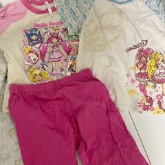 女の子100-110.パジャマ　サンリオとプリキュアの画像