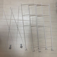 無印良品　スチールユニットシェルフ・奥行２５ｃｍタイプ・ライトグレーの画像
