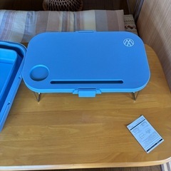 アウトドア　バスケット兼テーブル　の画像